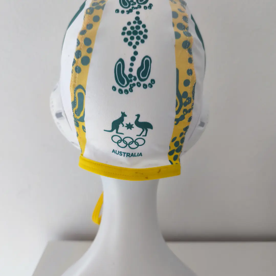 TOUCA POLO AQUÁTICO AUTRALIA BRANCA Nº8 3
