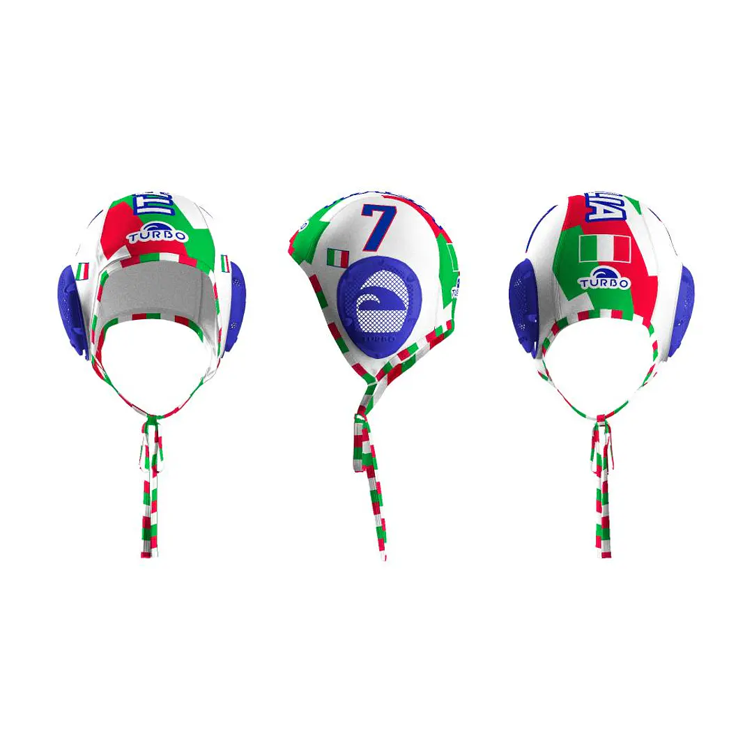 TOUCA POLO AQUÁTICO ITALIA BRANCA 1