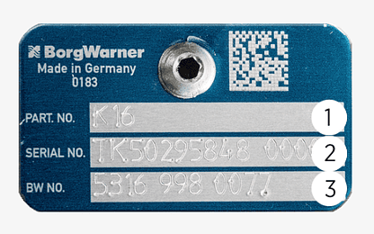 Identificación de la Placa de un Turbo