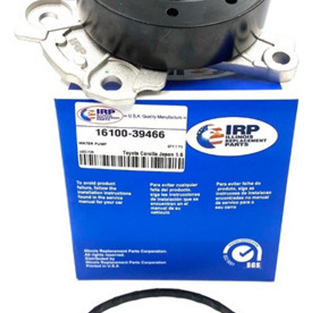 Bomba Agua Toyota Corolla 1.6 16v 2011-2014 1zrfe 3