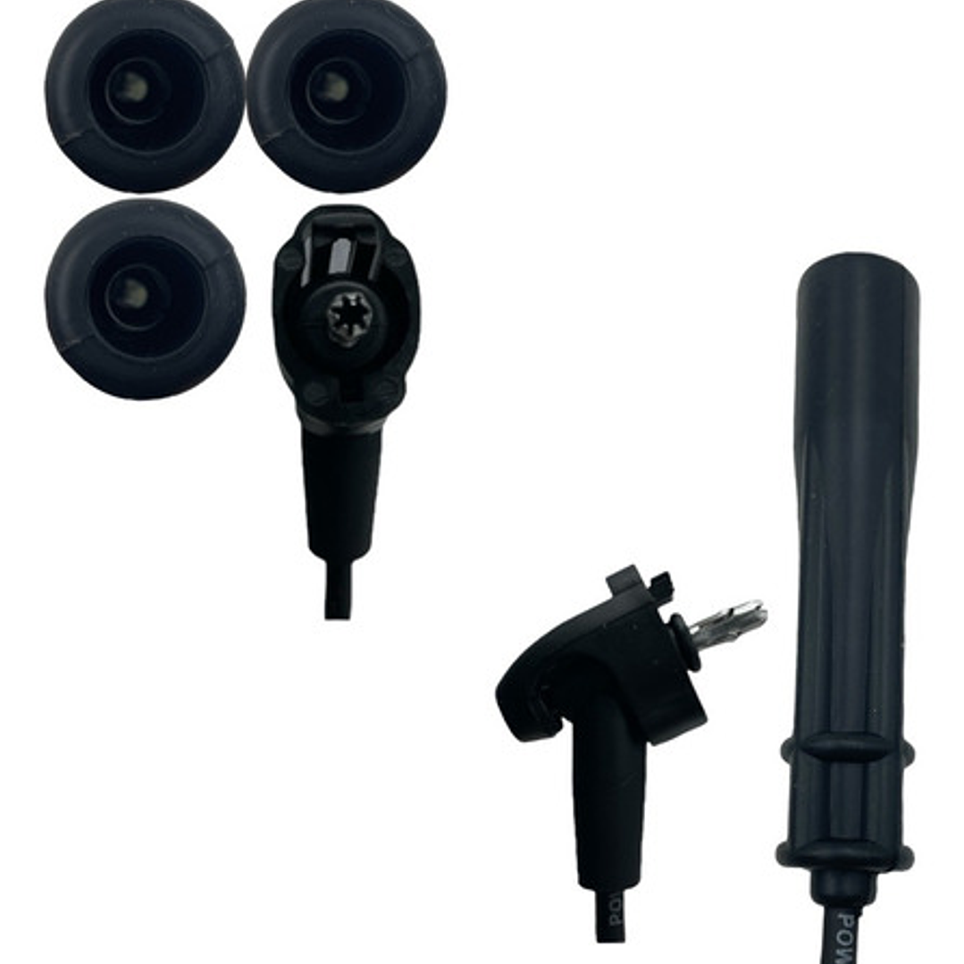 Juego Cables Bujia Toyota Hilux 2.4 1993-2000  Negro 4