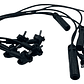 Juego Cables Bujia Toyota Hilux 2.4 1993-2000  Negro - Miniatura 2