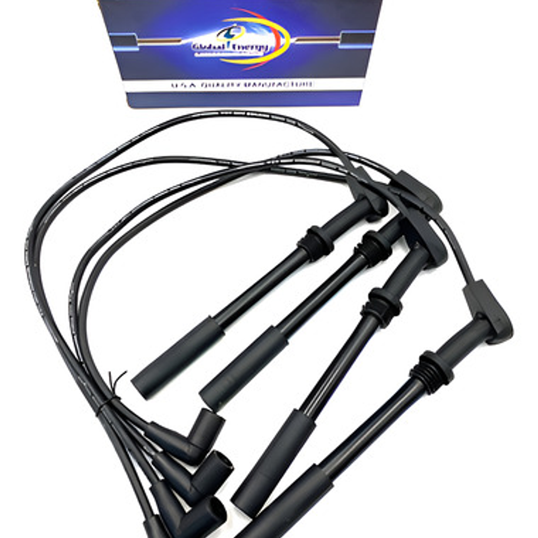Juego Cables Bujias Chery Beat 1.3 2013-2017 Negro 1