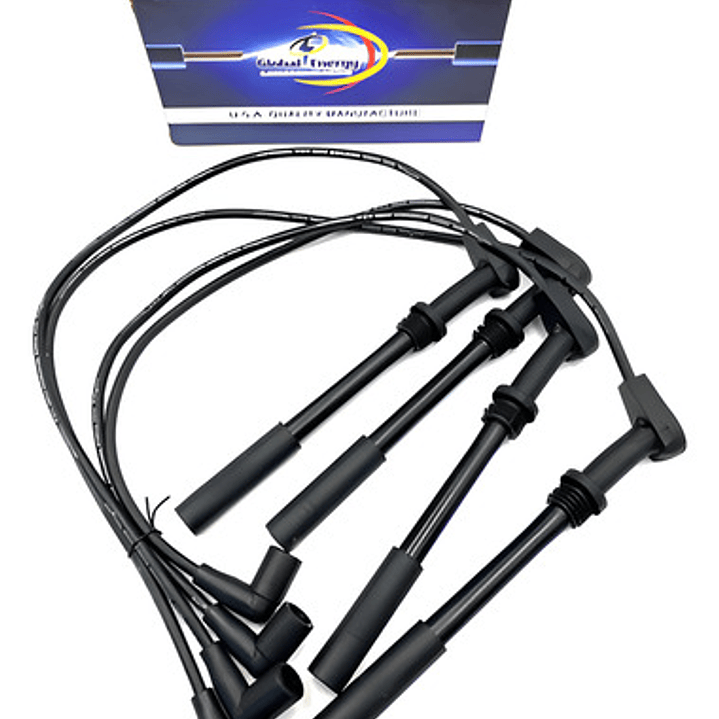 Juego Cables Bujias Chery Beat 1.3 2013-2017 Negro 1