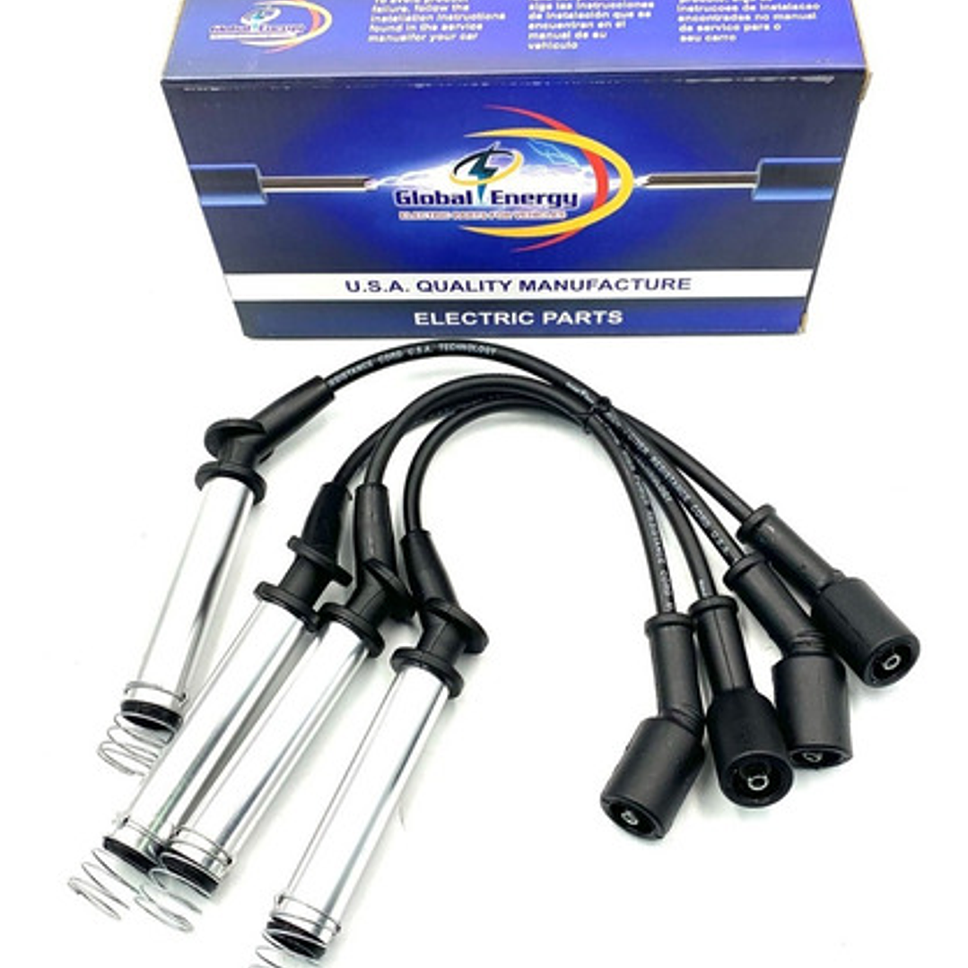 Juego Cables Bujias Chevrolet Prisma 1.4 2017-2020 Negro 2