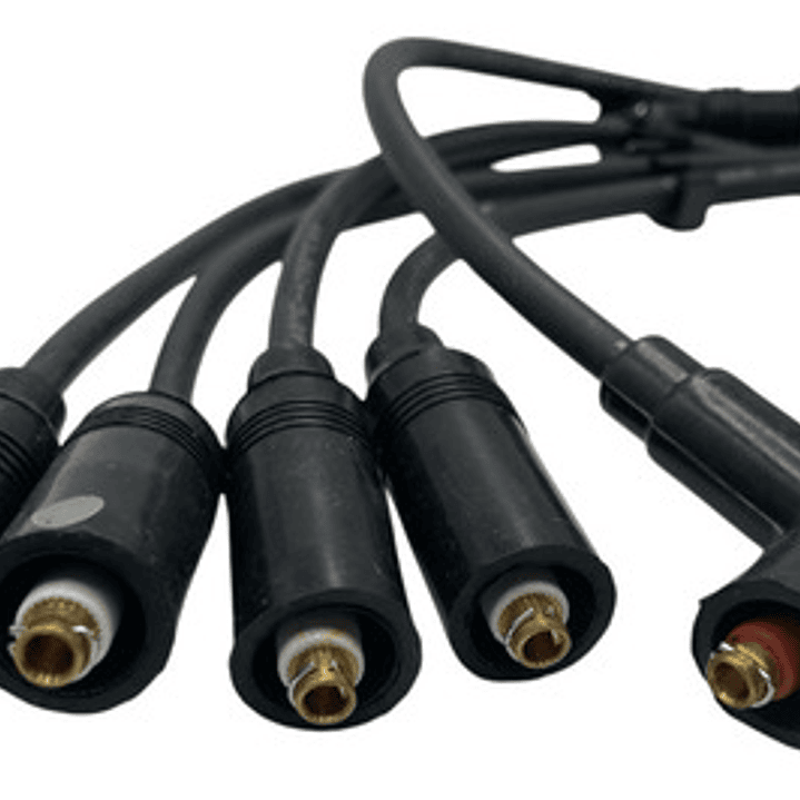 Juego Cable Bujias Volkswagen Amazon 1.8 1990-1993 Negro 5