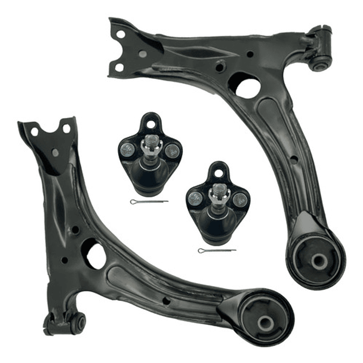 Par Bandejas + Rotulas Para Toyota Corolla 1.6 1.8 2004-2008 3