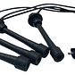Juego Cables Bujia Toyota Hilux 2.4 1998-2006 Negro - Miniatura 3