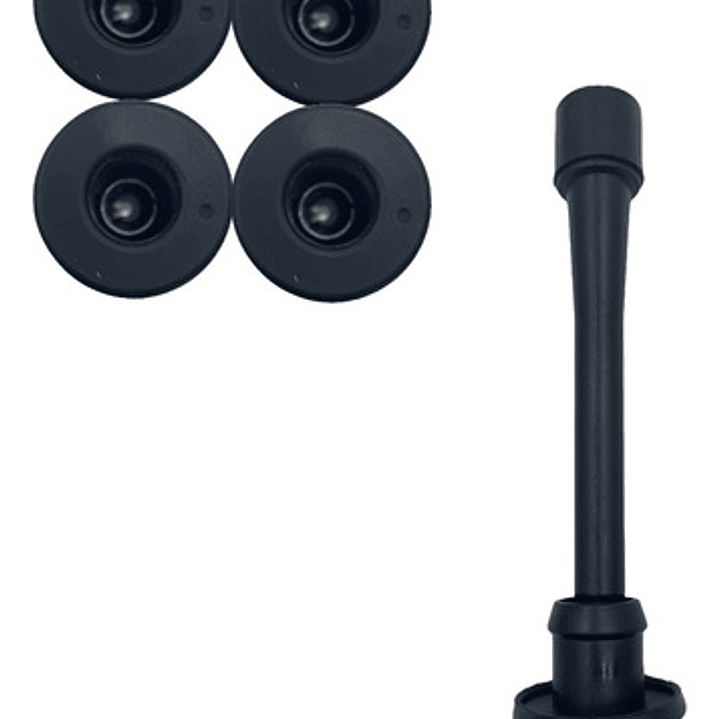 Juego Cables Bujia Toyota Hilux 2.4 1998-2006 Negro 4