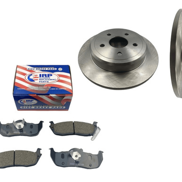 Pastillas Cerámica + Discos Trasero Jeep Commander 2005-2011 1
