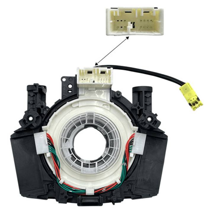 Cinta Airbag Nissan Navara 2.5 2007-2013 Negro 8