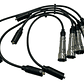 Juego Cable Bujias Volkswagen Vento 1.8 1993-1999 Negro - Miniatura 6