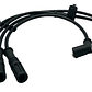 Juego Cable Bujias Fiat Fiorino Fire 1.3 2000-2014 Negro - Miniatura 3