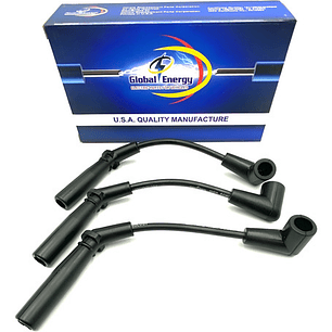 Juego Cables Bujias Chevrolet Spark Lt 8.0 3cl 8v 2004-2016 Negro