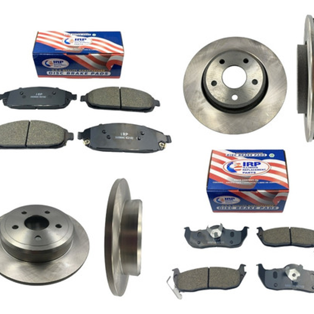 Pastilla Cerámica + Disco Delant Y Tras Jeep Commander 05-11 1