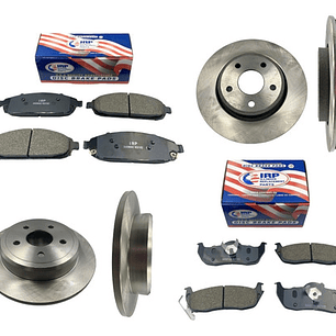 Pastilla Cerámica + Disco Delant Y Tras Jeep Commander 05-11