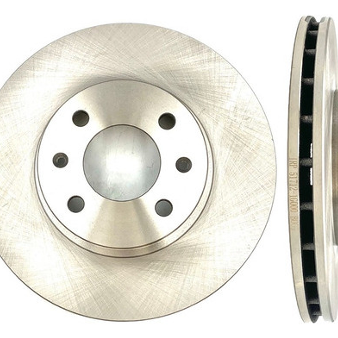 Par Discos Freno Delantero Para New Accent 1.4 1.5 1.6 06-11 1