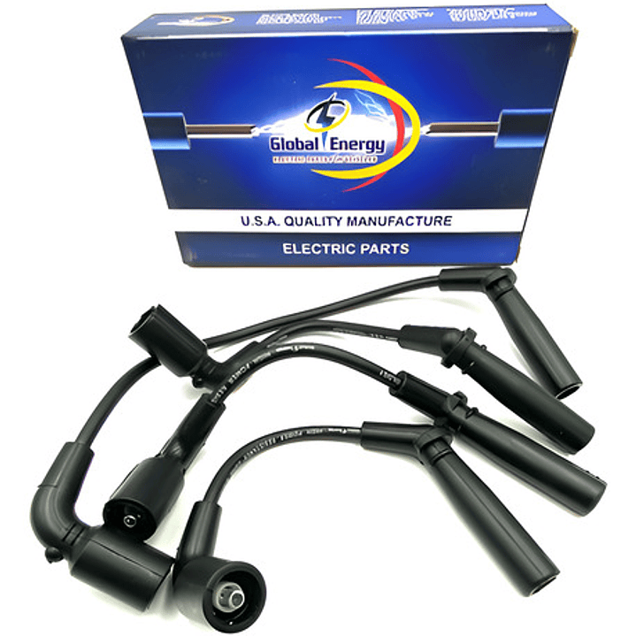 Juego Cables Bujias Chevrolet Spark Lt 1.0 4cl 8v 2004-2016  Negro 1