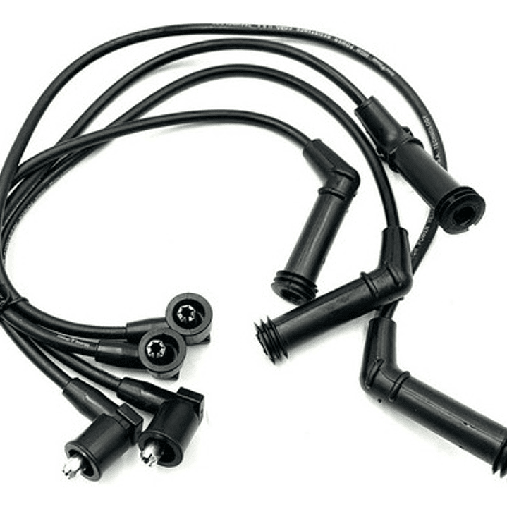 Juego Cables Bujía Para Hyundai Accent 1.3 1.5 12v 1994-2001 Negro 3