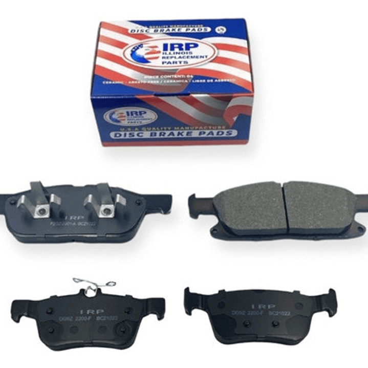 Pastillas Freno Cerámica Delantera + Trasera Ford Edge 16-21 1