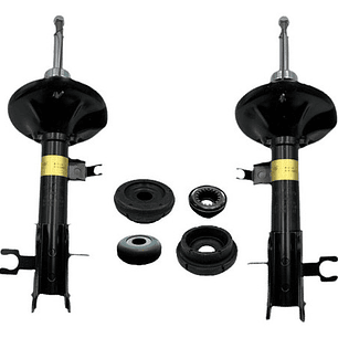 Par Amortiguador + Cazoleta Plana Delant Chevrolet Aveo 1.4