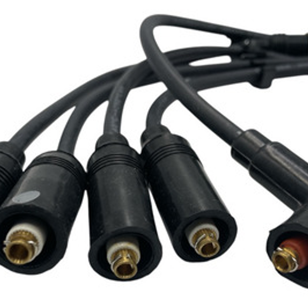 Juego Cable Bujias Volkswagen Gol 1.6 1984-1990 Negro 5