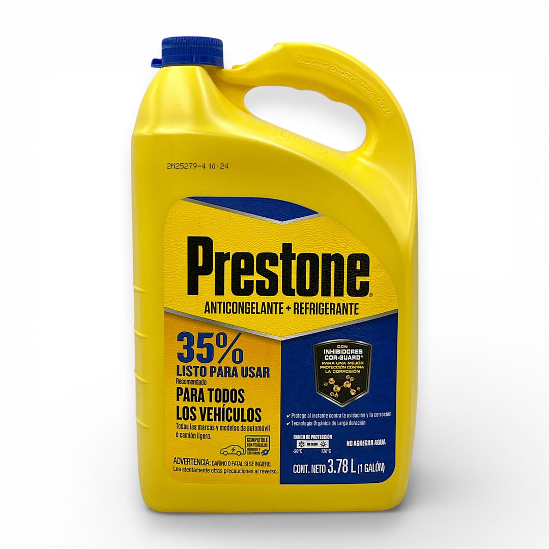 Refrigerante Anticongelante Prestone 35% Amarillo 4