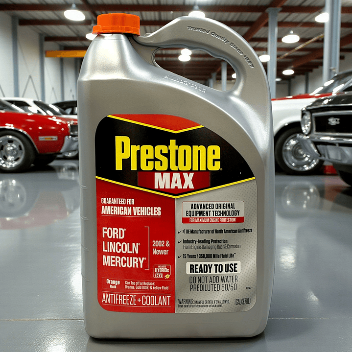 Anticongelante Y Refrigerante Prestone Max 50/50 Naranja 3