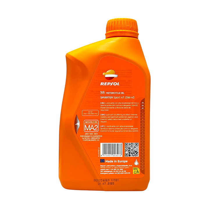 Aceite Sintético Moto Sport 10w40 Repsol 4t 4