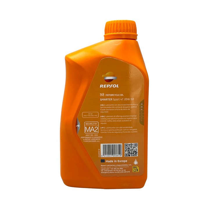 Aceite Semi Sintético Moto 20w-50 Repsol Smarter 3