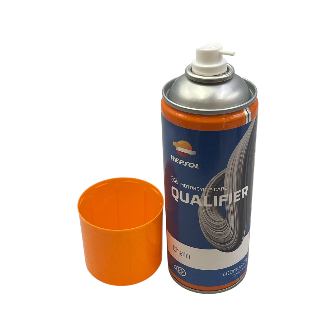 Lubricante Repsol Para Cadena De Moto Qualifier Chain 400ml 4