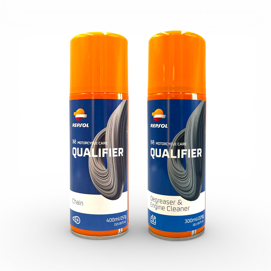 Kit Lubricante + Desengrasante Cadenas De Motos Repsol 3