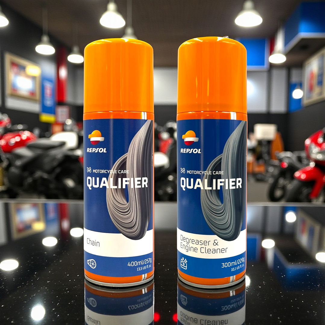 Kit Lubricante + Desengrasante Cadenas De Motos Repsol 2