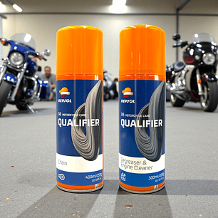 Kit Lubricante + Desengrasante Cadenas De Motos Repsol