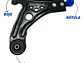 Bandeja Suspension Izquierda Chevrolet Aveo 1.4 2004-2016 - Miniatura 3