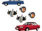 Mazas Ruedas Delanteras + Rodamientos Para Nissan 1.4 90-92 - Miniatura 1