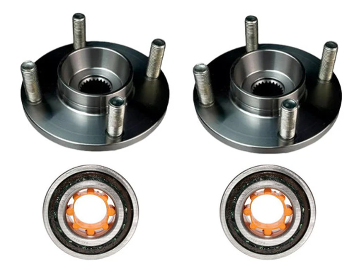 Mazas Ruedas Delanteras + Rodamientos Para Nissan 1.4 90-92 4