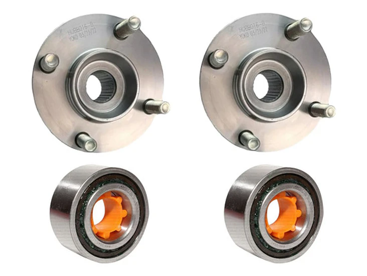Mazas Ruedas Delanteras + Rodamientos Para Nissan 1.4 90-92 2