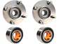 Mazas Ruedas Delanteras + Rodamientos Para Nissan 1.4 90-92 - Miniatura 2