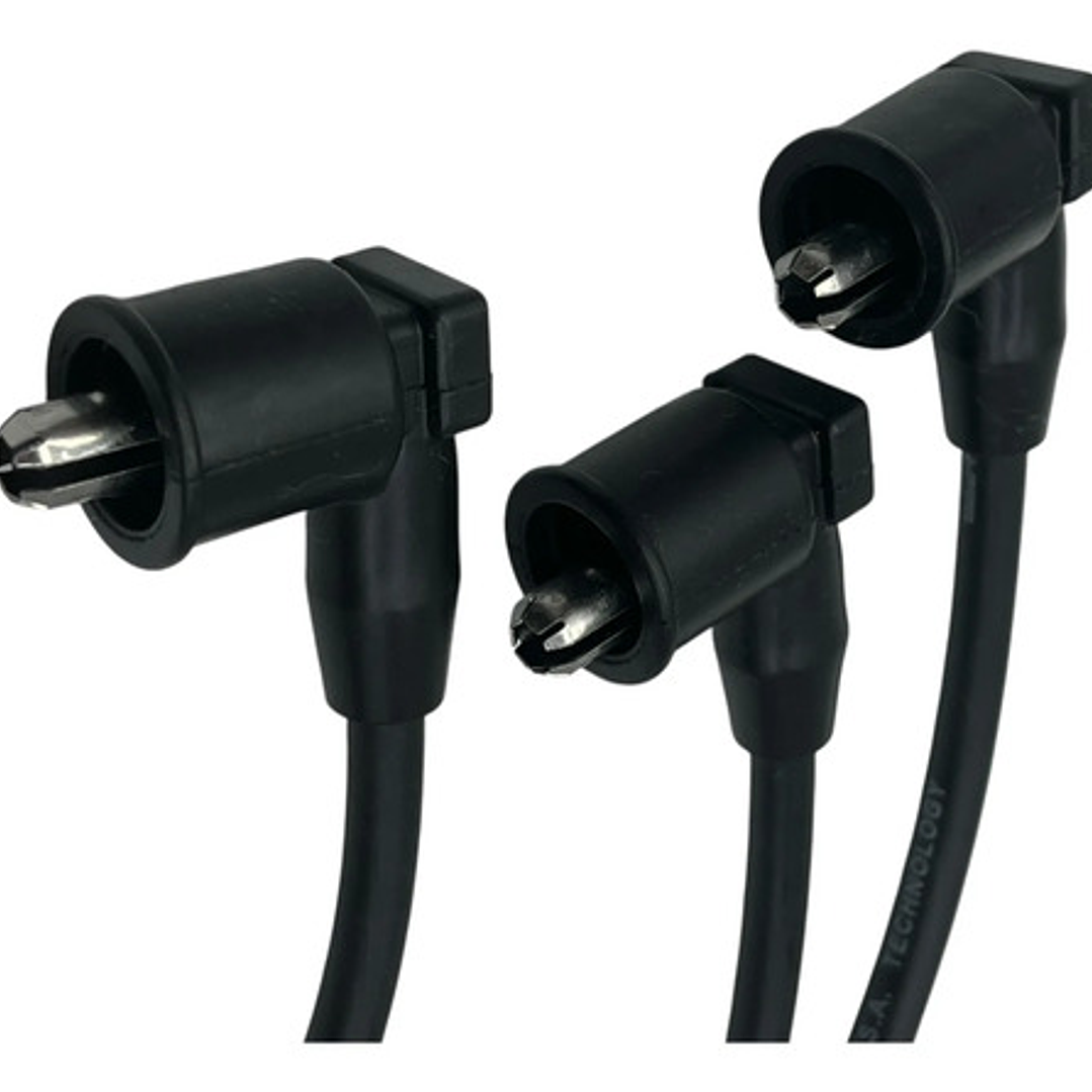 Juego Cables Bujia Para Hyundai Eon 0.8 2012-2019 Negro 4