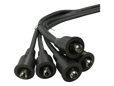 Juego Cables Bujia Chevrolet Luv 2.3 8v 1989-1998 (5 Cables) Negro 5