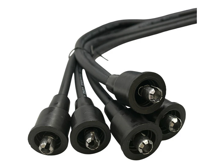 Juego Cables Bujia Chevrolet Luv 2.3 8v 1989-1998 (5 Cables) Negro 5
