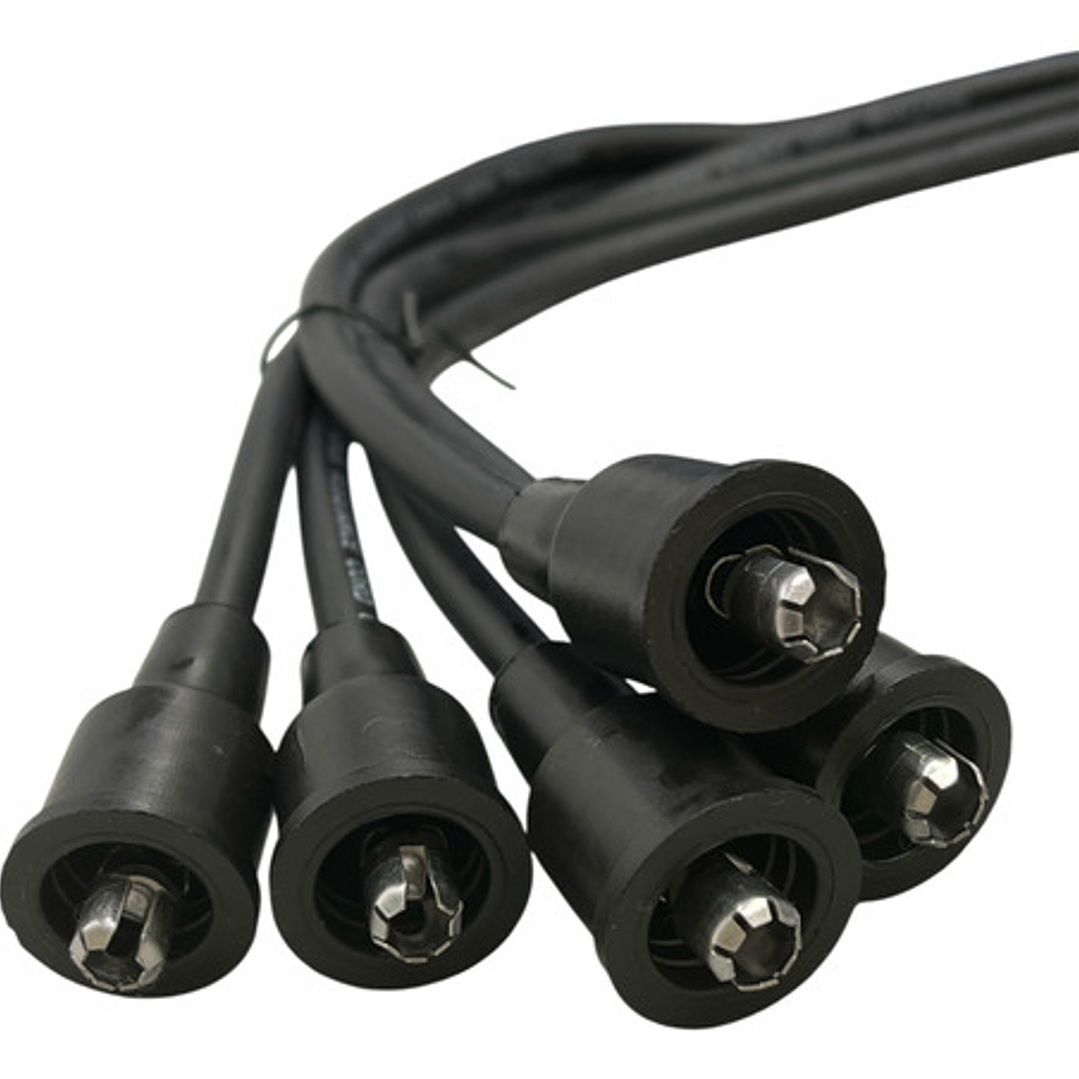 Juego Cables Bujia Chevrolet Luv 2.3 8v 1989-1998 (5 Cables) Negro 5