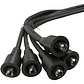 Juego Cables Bujia Chevrolet Luv 2.3 8v 1989-1998 (5 Cables) Negro - Miniatura 5