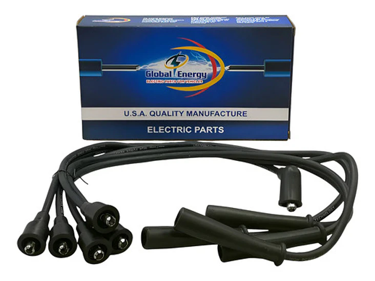 Juego Cables Bujia Chevrolet Luv 2.3 8v 1989-1998 (5 Cables) Negro 1