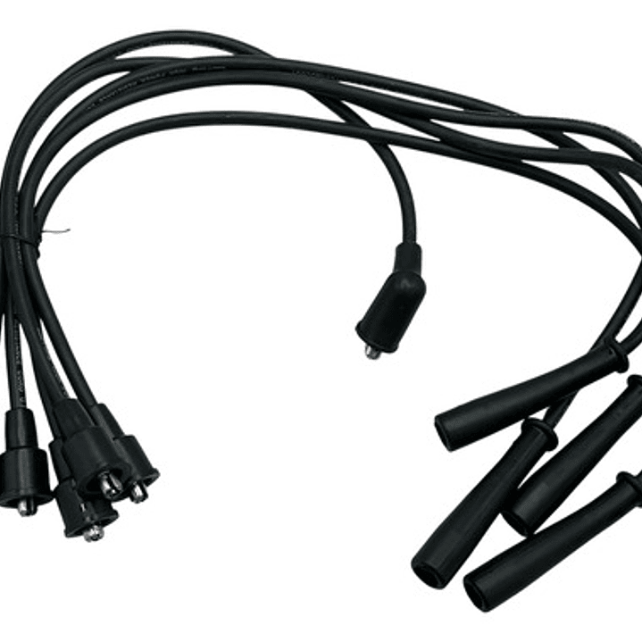 Juego Cables Bujia Chevrolet Luv 2.3 8v 1989-1998 (5 Cables) Negro 2