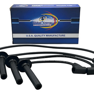 Juego Cables Bujias Para Chery Iq 1.1 2008-2014 (4 Cables) Negro