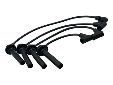 Juego Cables Bujias Para Chery Iq 1.1 2008-2014 (4 Cables) Negro 3