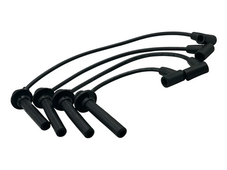 Juego Cables Bujias Para Chery Iq 1.1 2008-2014 (4 Cables) Negro 3