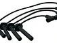 Juego Cables Bujias Para Chery Iq 1.1 2008-2014 (4 Cables) Negro - Miniatura 3